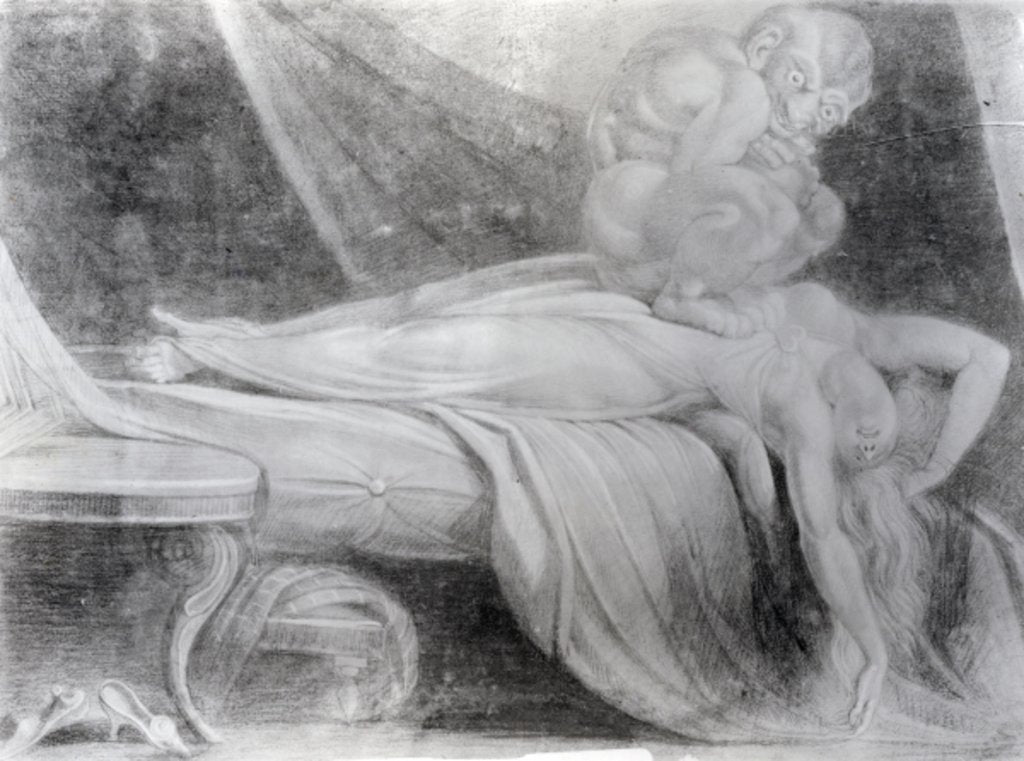 Detail of The Nightmare by Henry Fuseli