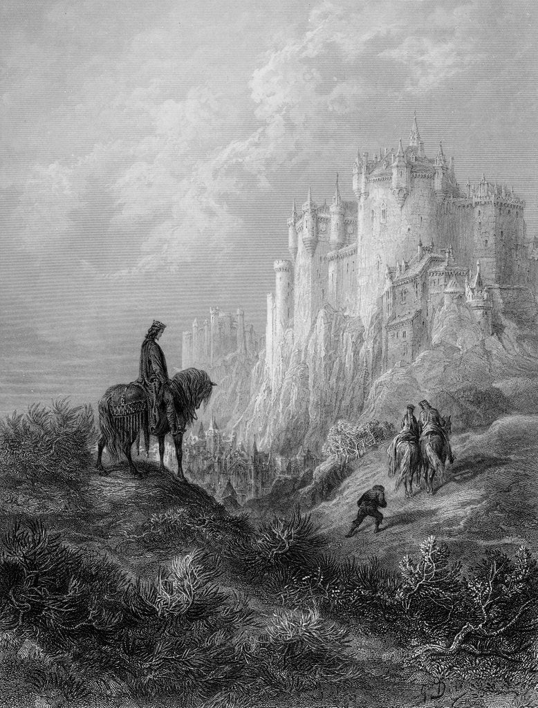 Detail of Camelot by Gustave Dore