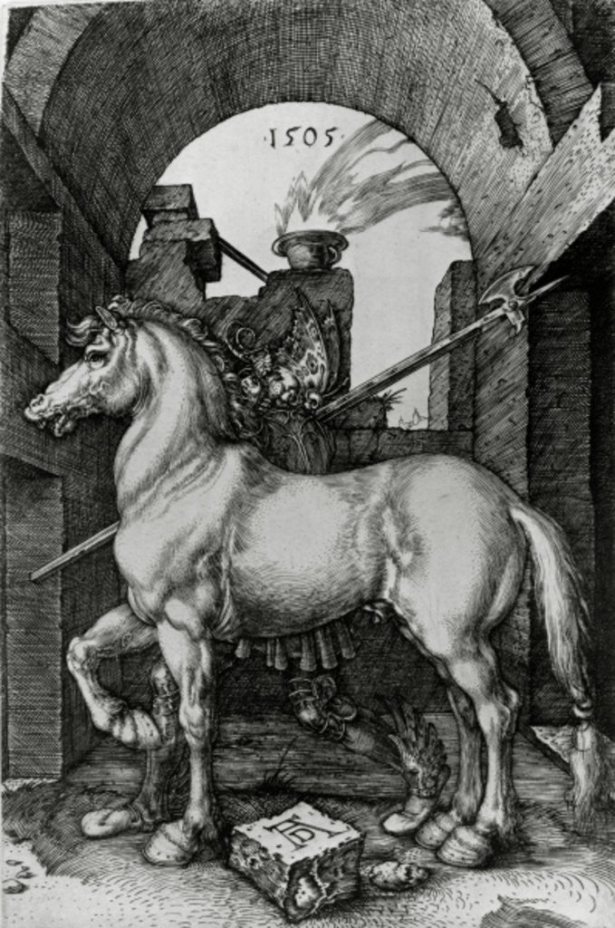 Detail of The Small Horse by Albrecht Dürer or Duerer