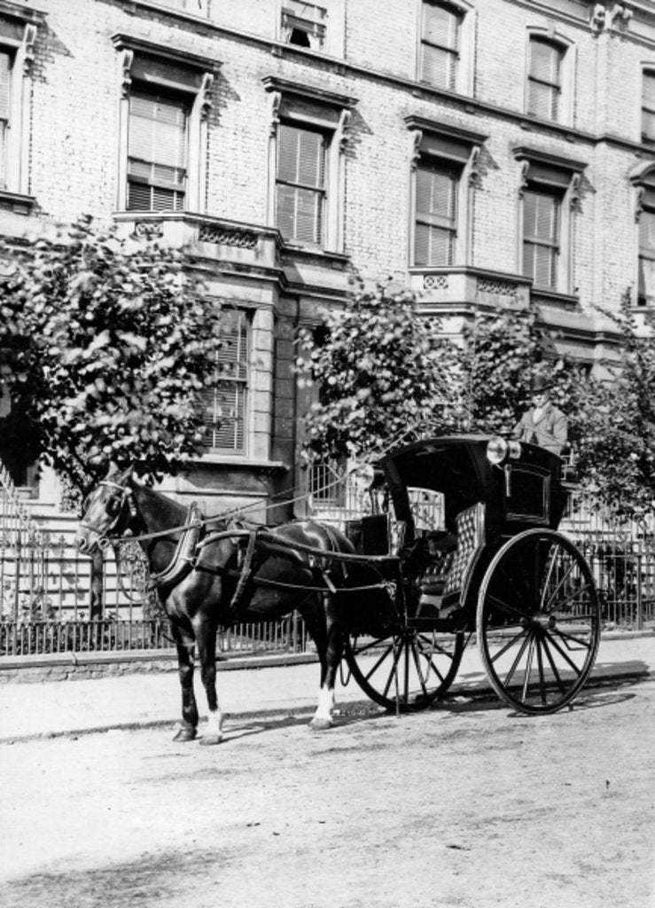Detail of Hansom Cab by English Photographer
