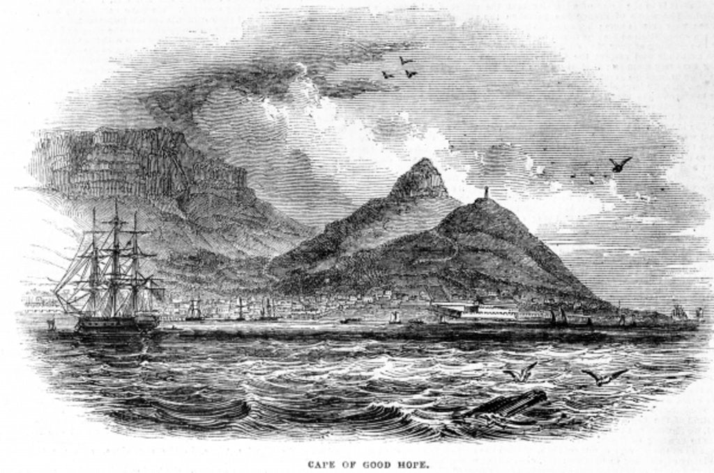 Detail of Cape of Good Hope by English School