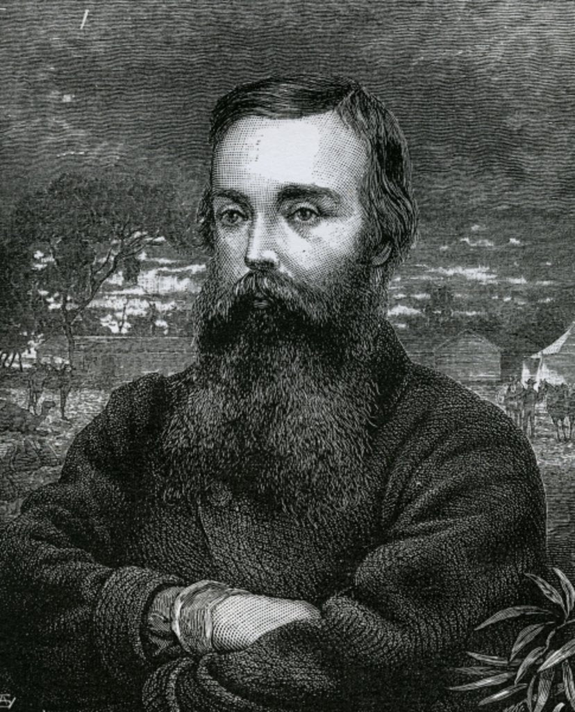Detail of Robert O'Hara Burke, 1860 by William Strutt