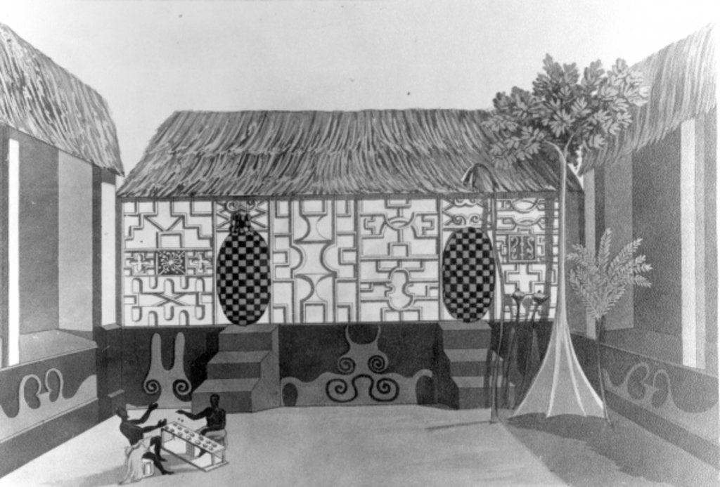 Detail of The King's Sleeping Room, 1817 by Thomas Edward Bowditch