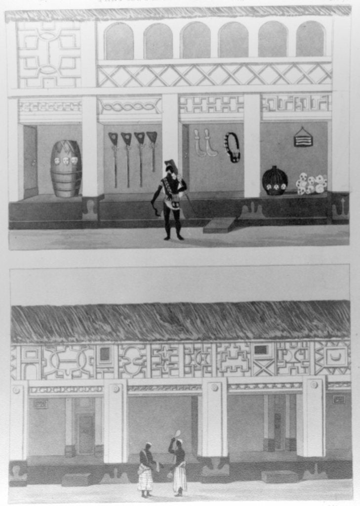 Detail of Part of the Piazza in the Palace, 1817 by Thomas Edward Bowditch
