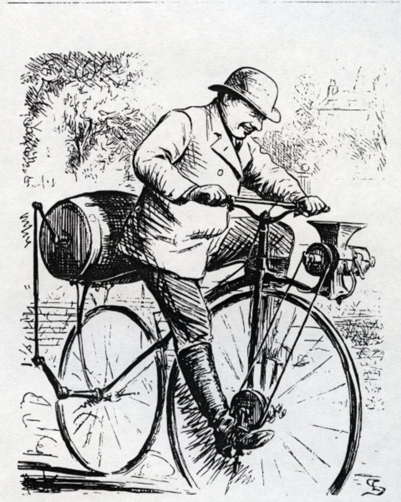 Detail of Call It a Toy Indeed!, cartoon from 'Punch', 1869 by English School