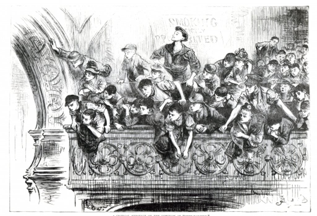 Detail of A Critical Audience on the Question of 'Step-Dancing' by English School