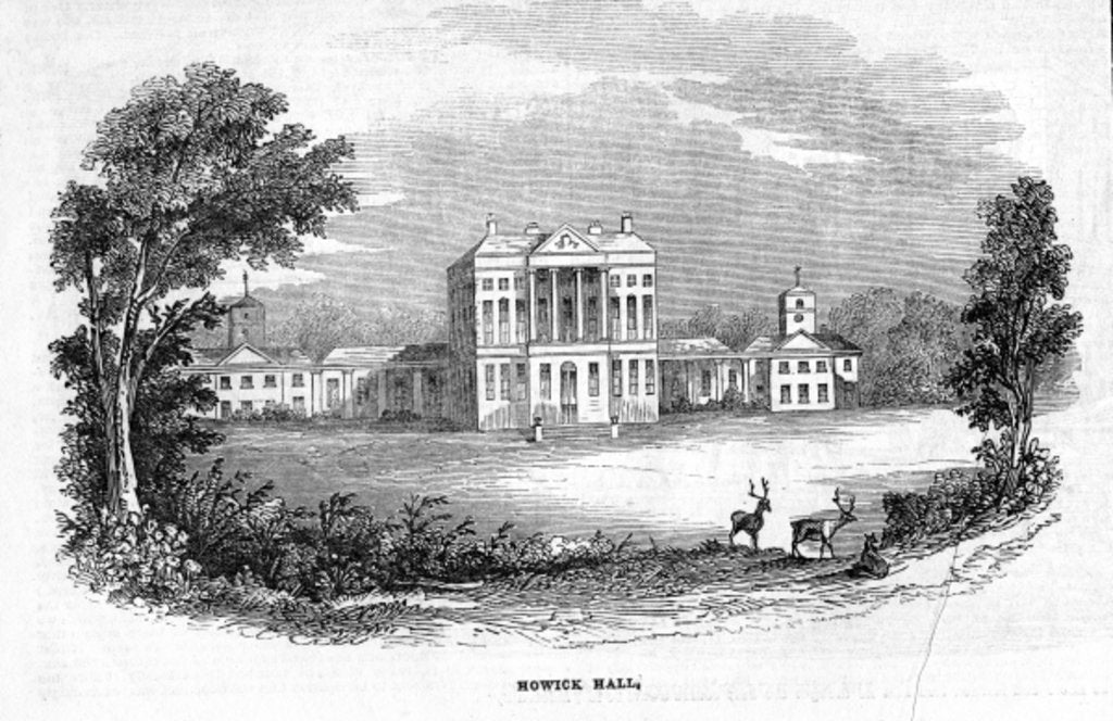 Detail of Howick Hall by English School