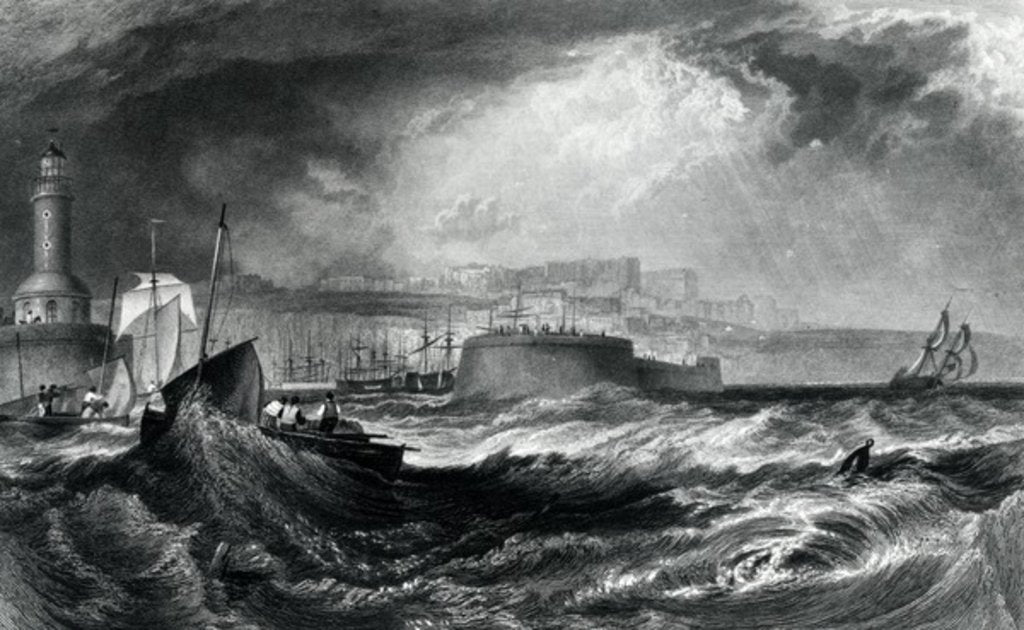 Detail of Ramsgate, Kent from 'Picturesque Views on the Southern Coast of England' by Joseph Mallord William (after) Turner