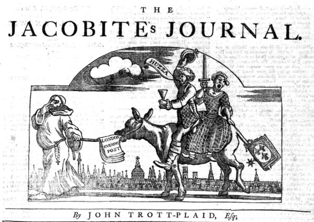 Detail of Title Vignette of 'The Jacobite's Journal', 1748 by William Hogarth