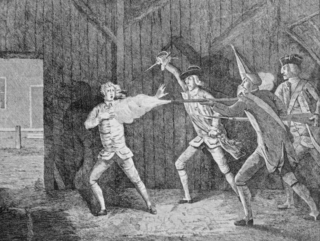 Detail of The Scotch Victory, 1768 by British School