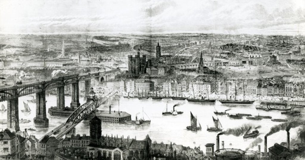 Detail of Newcastle upon Tyne by Thomas Sulman