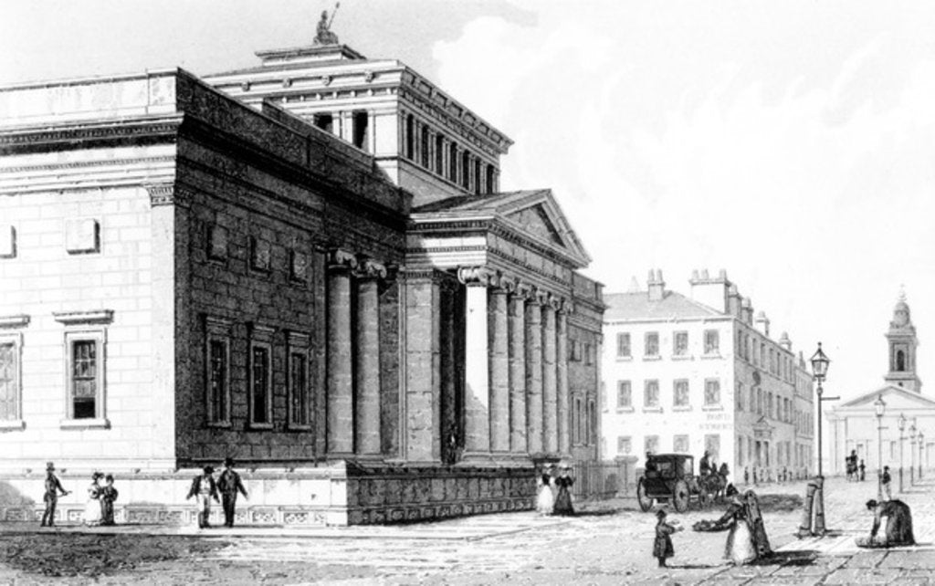 Detail of The Royal Institution, Manchester by John Harwood