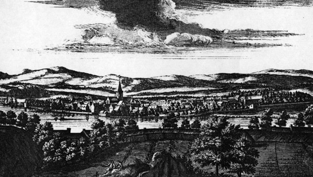 Detail of The Prospect of ye Town of Perth by John Slezer