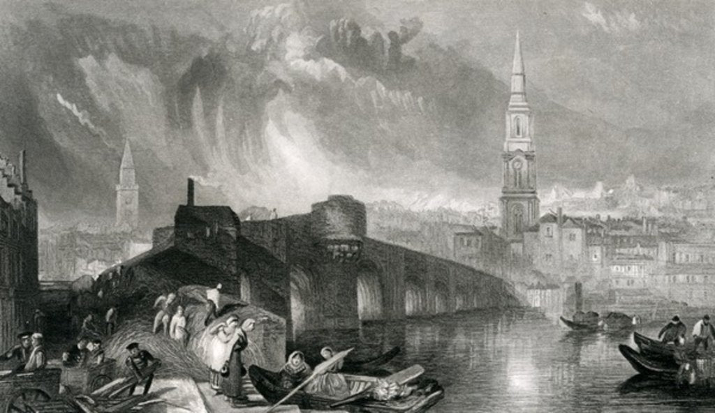 Detail of Inverness by Joseph Mallord William Turner