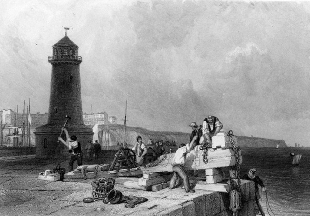 Detail of Ramsgate by William Clarkson Stanfield