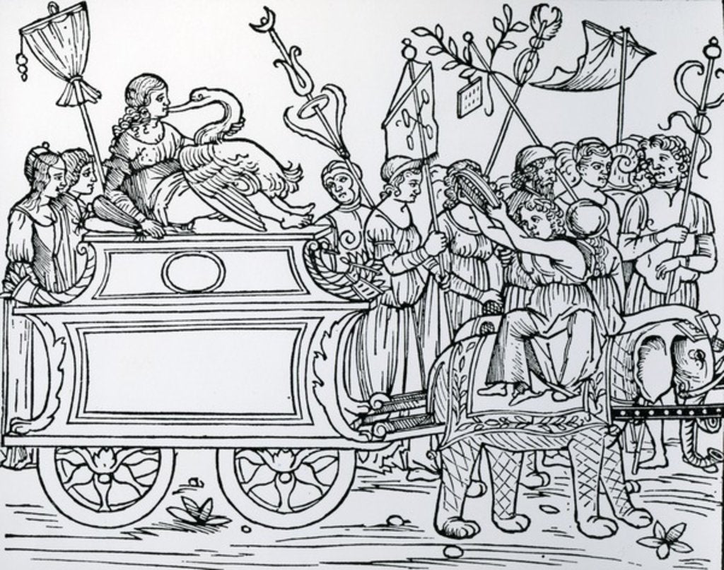 Detail of Illustration from 'Hypnerotomachia Poliphili' by Francesco Colonna, first published in 1499 by Italian School