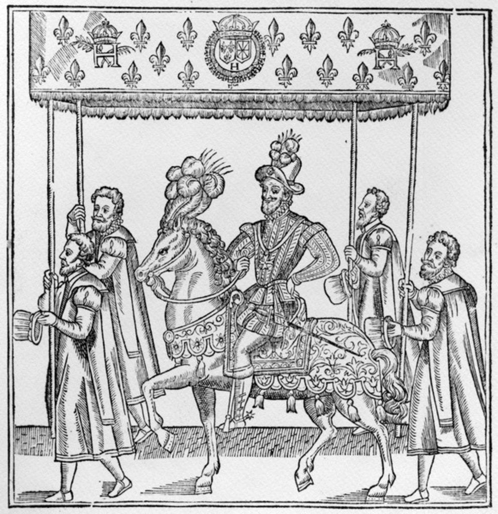 Detail of The Entry of Henri IV into Rouen, October 16th, 1596 by French School