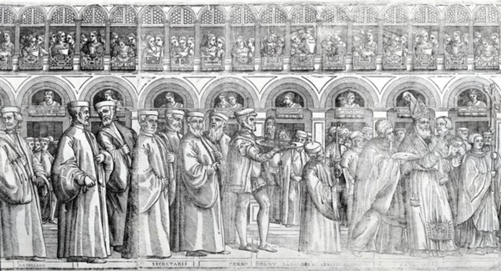 Detail of Dogal Procession, c.1555-60 by Matteo Pagani