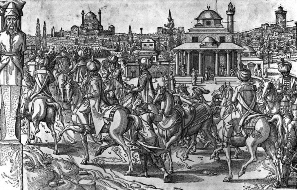 Detail of The Customs and the Manners of the Turks, 1553 by Pieter Coecke van Aelst