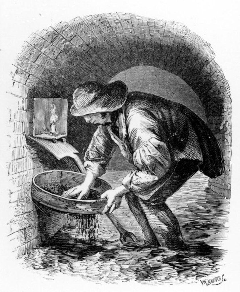 Detail of The Sewer-hunter by English School
