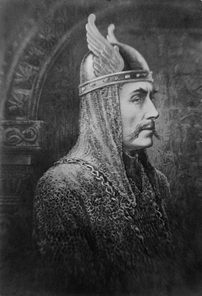 Detail of Sir Johnston Forbes-Robertson in the role of Macbeth by English School