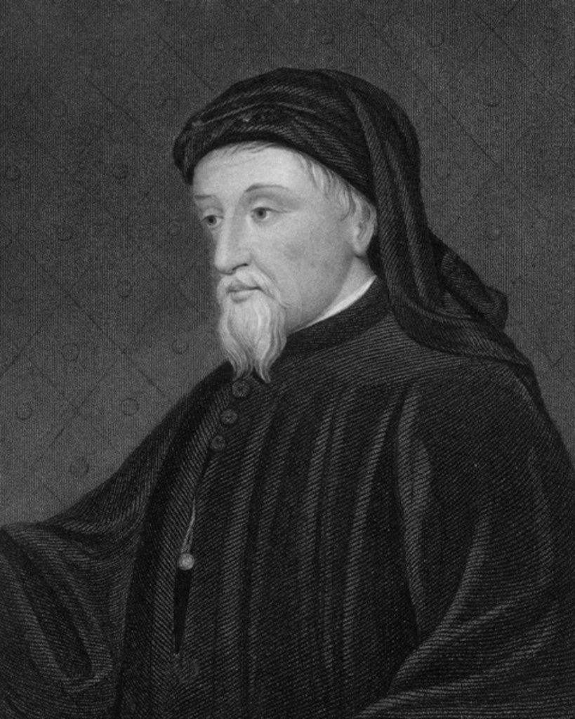 Detail of Geoffrey Chaucer, c.1833 by James Thomson