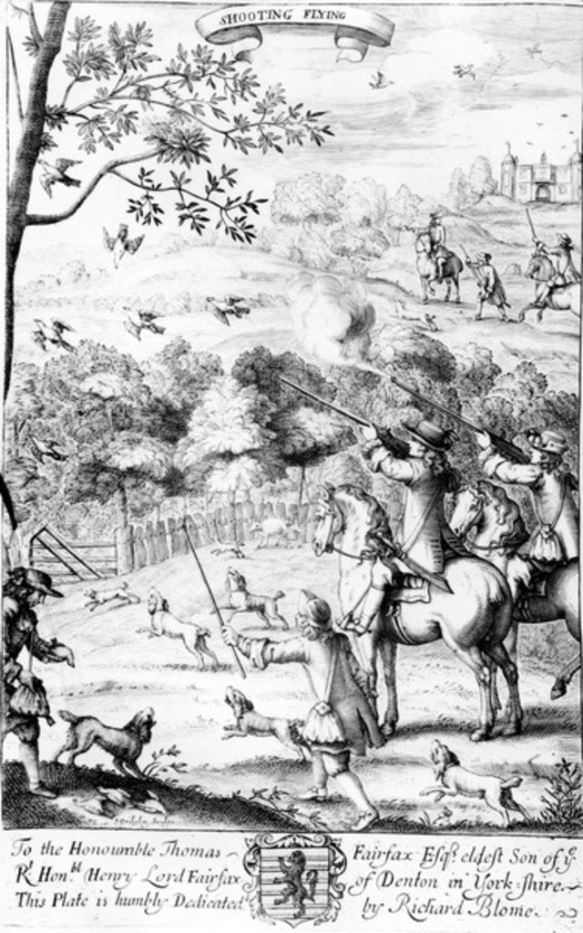 Detail of Shooting Flying by English School