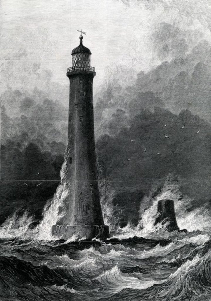 Detail of The Proposed New Eddystone Lighthouse by John Greenaway