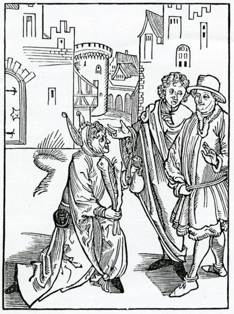 Detail of Of the contempt and dispysynge of pouertye by German School