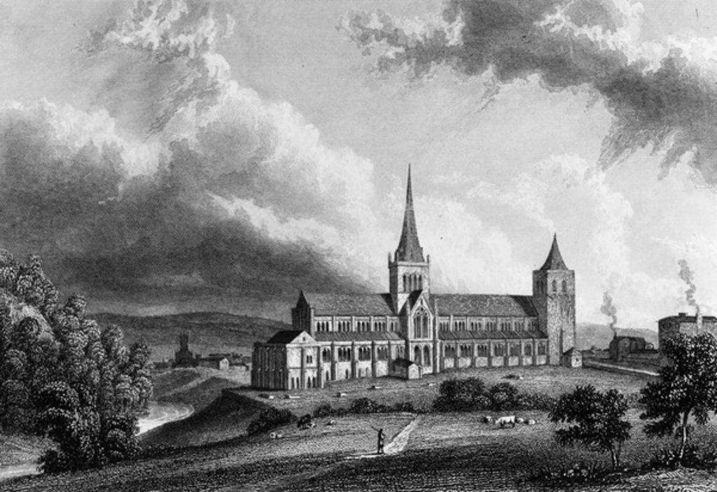 Detail of Glasgow Cathedral, engraved by Edward Finden, c.1830 by William Westall