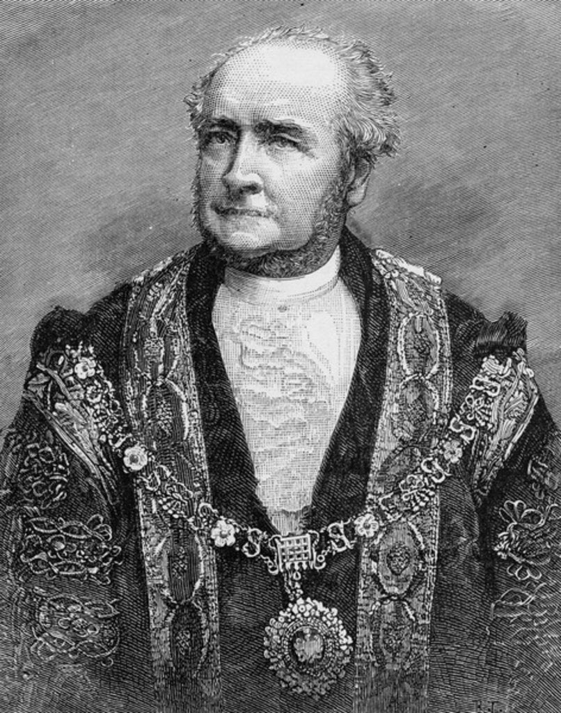 Detail of The Right Hon. Alderman G. S. Nottage, the new Lord Mayor of London by English School