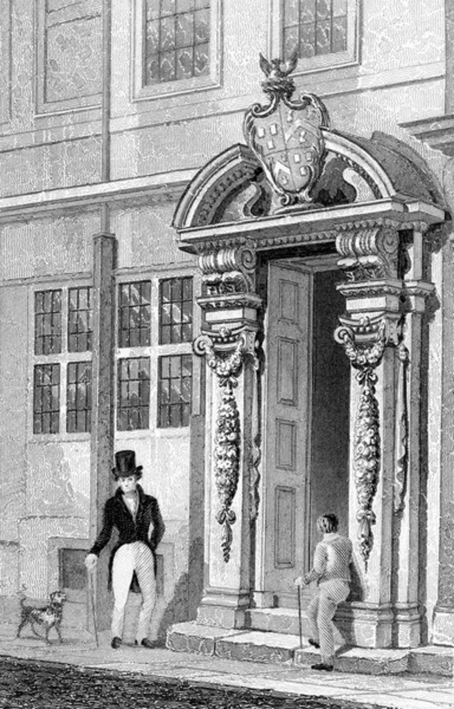 Detail of Painter Stainer's Hall, Little Trinity Lane by Thomas Hosmer Shepherd