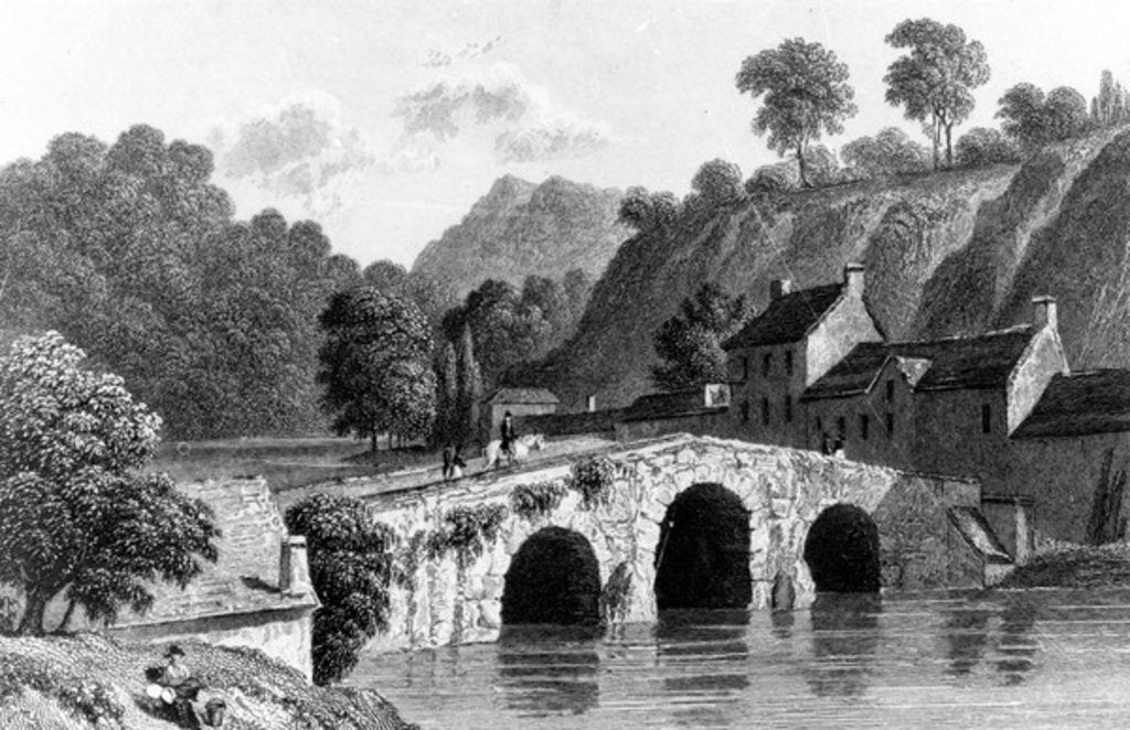 Detail of Glenmire Bridge, near Cork by Richard (after) Westall