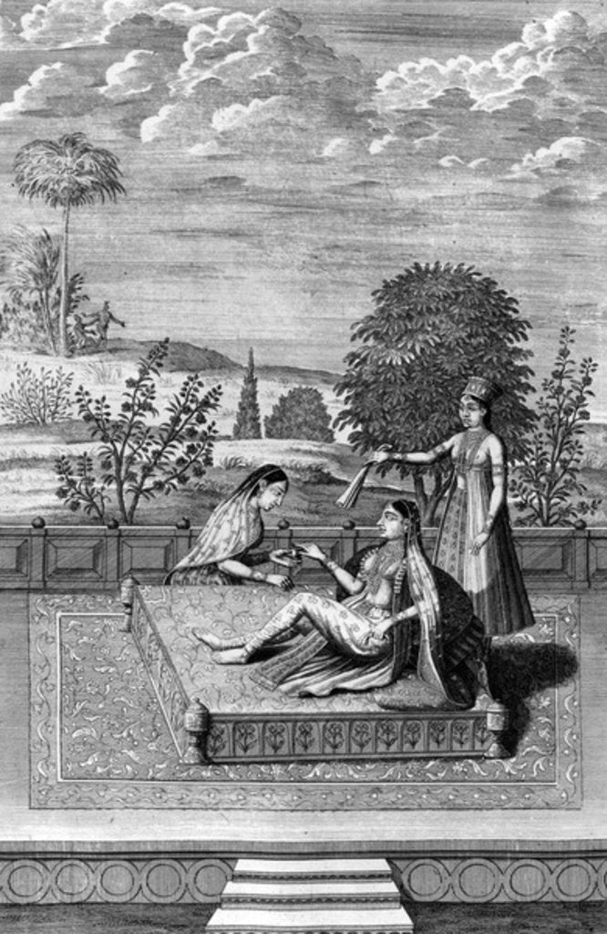 Detail of Mumtaz Mahal, the wife of Shah Jahan by Dutch School