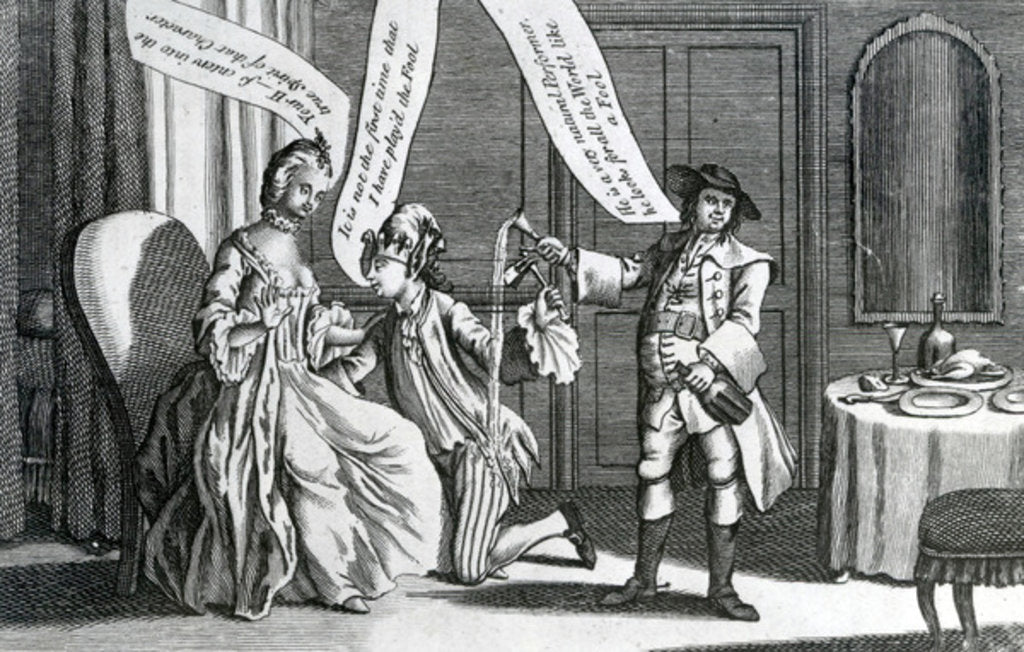 Detail of A Certain Personage in the Character of a Fool, 1770 by English School