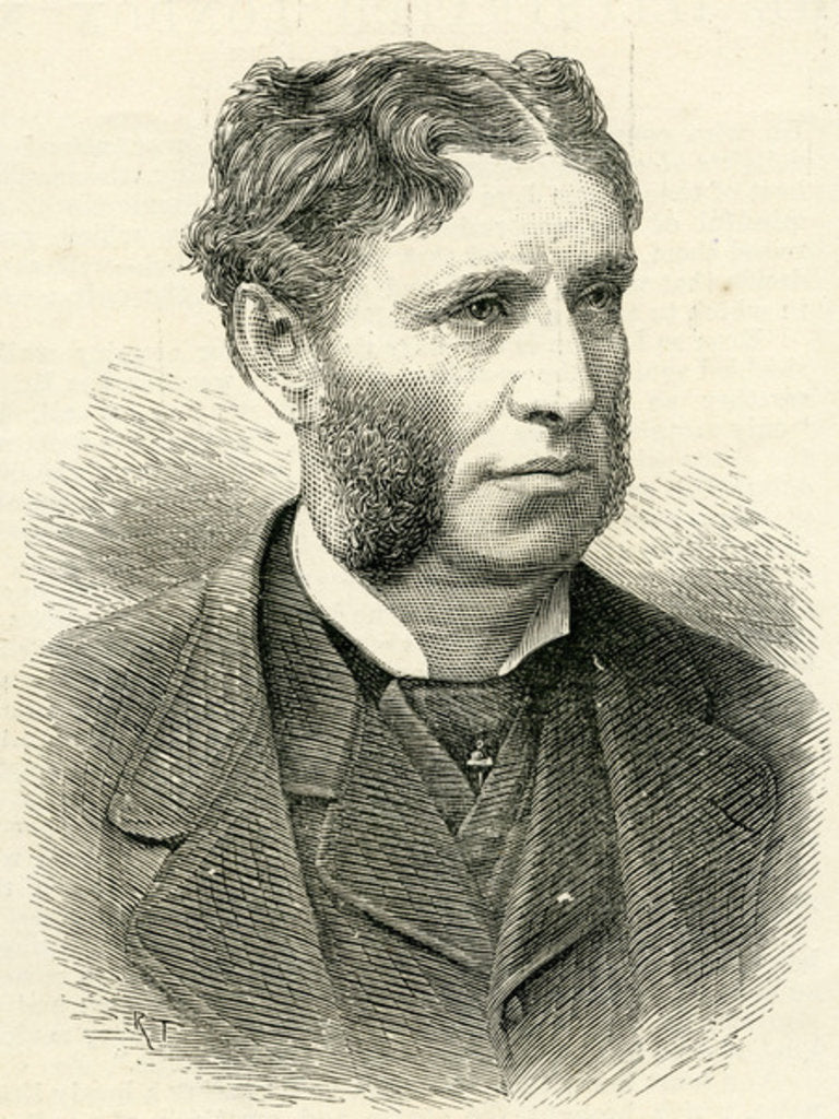 Detail of Matthew Arnold from 'The Illustrated London News' 21st April, 1888 by English School