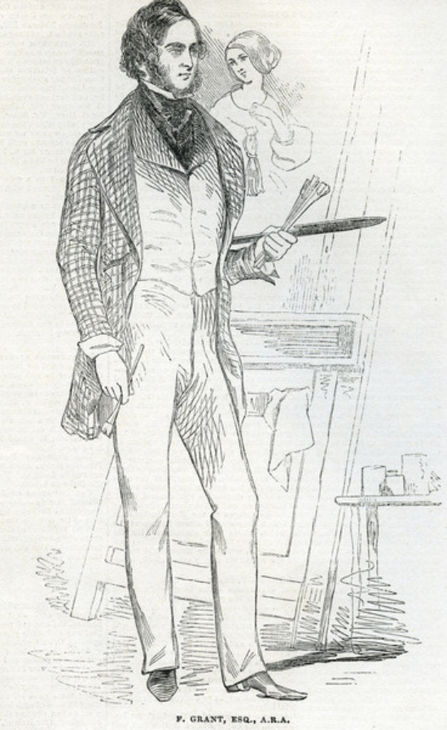 Detail of Sir Francis Grant by English School