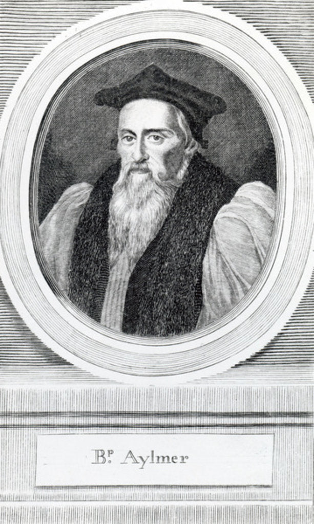 Detail of John Aylmer, Lord Bishop of London by English School