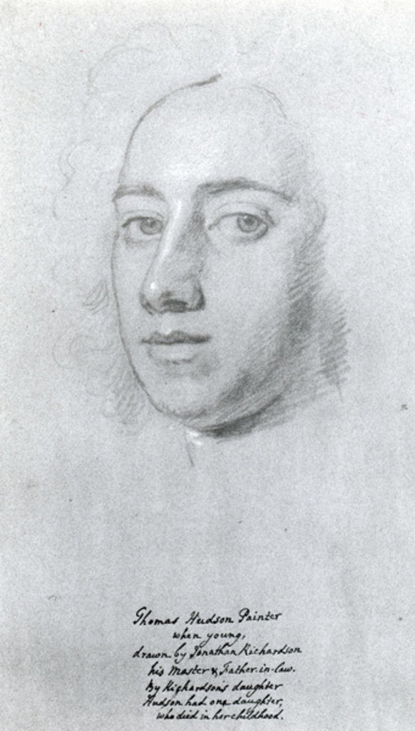 Detail of Thomas Hudson by Jonathan the Elder Richardson