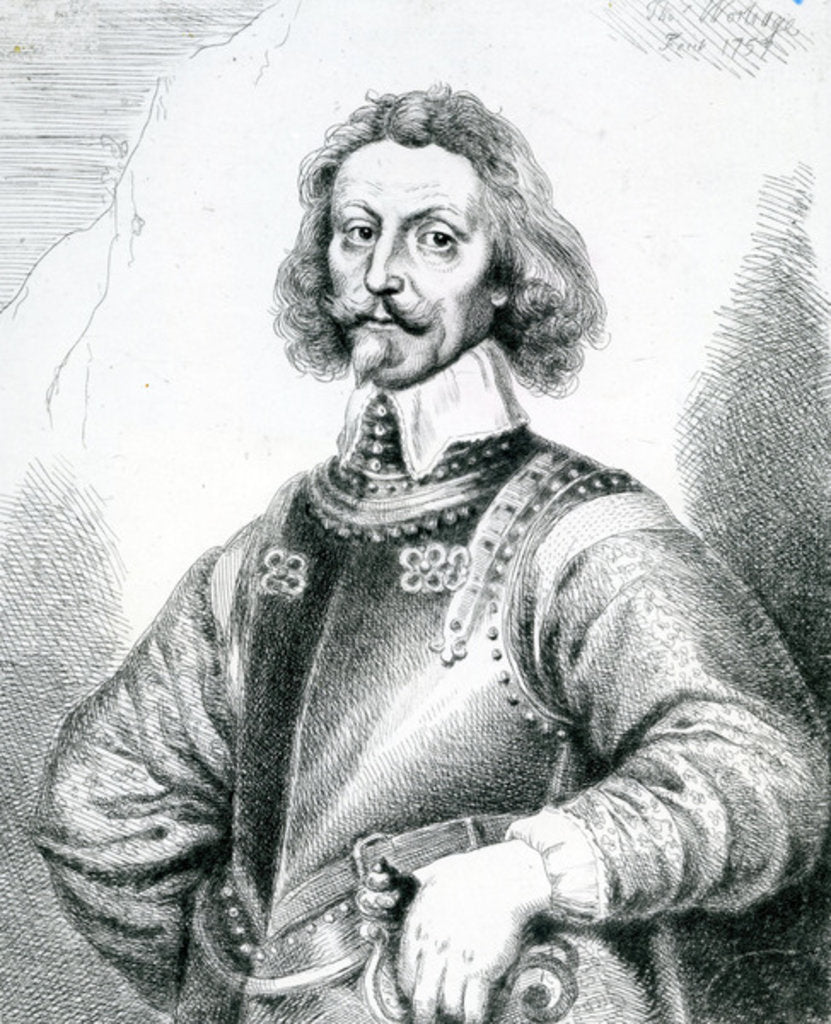 Detail of Jacob Astley 1st Baron Astley of Reading, c.1757 by English School