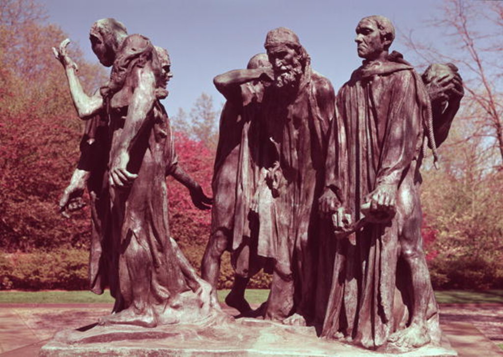 Detail of The Burghers of Calais by Auguste Rodin