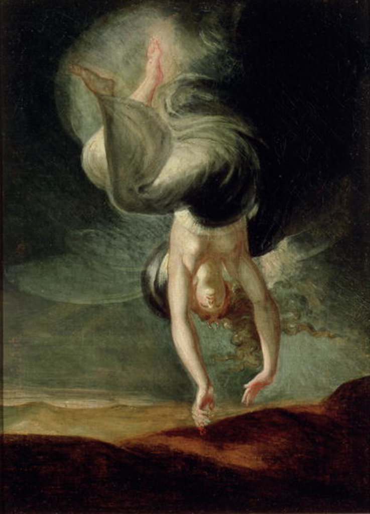 Detail of Titania finds the magic ring on the shore by Henry Fuseli