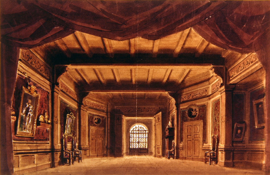 Set design for the opera 'The Barber of Seville', by Gioachino Rossini by Anonymous