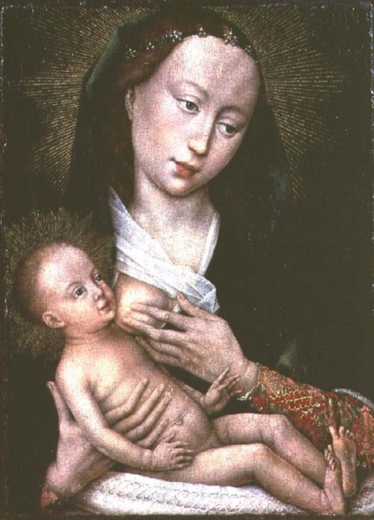 Detail of Madonna and Child by Rogier van der Weyden