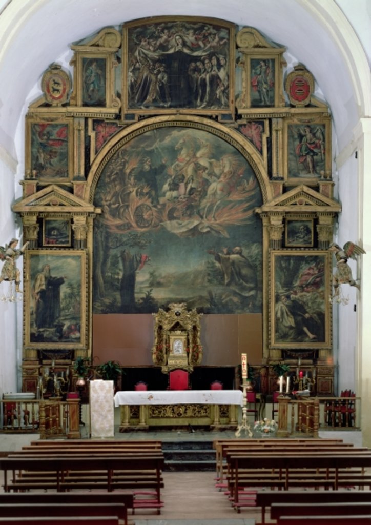 Detail of Elijah Altarpiece by Juan de Valdes Leal