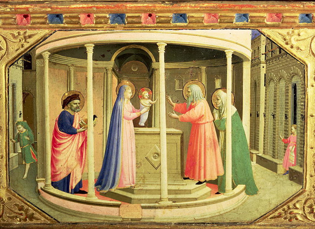 Detail of The Presentation in the Temple by Fra Angelico