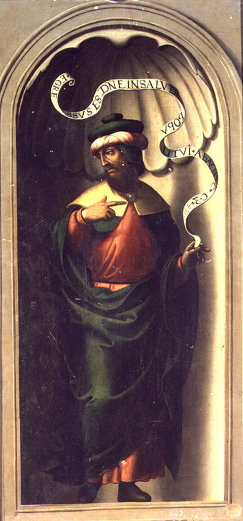 Detail of The Prophet Jeremiah by Juan Correa de Vivar
