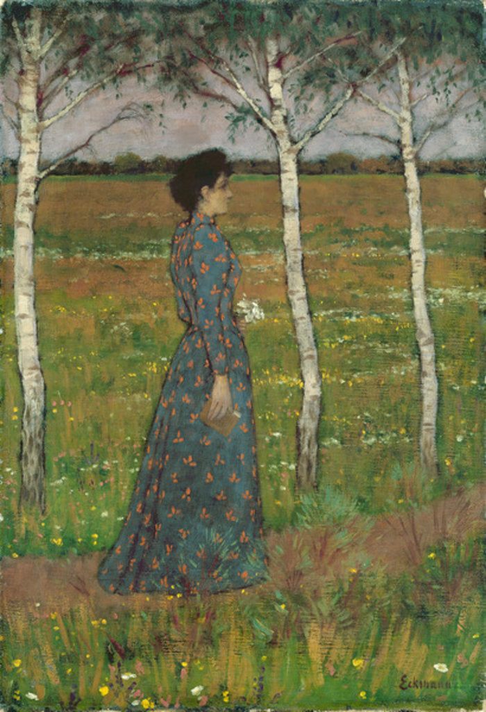 Detail of Spring by Otto Eckmann