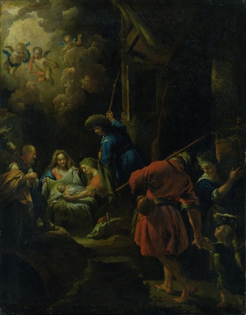 Detail of Adoration of the Shepherds by Hendrich Dittmars