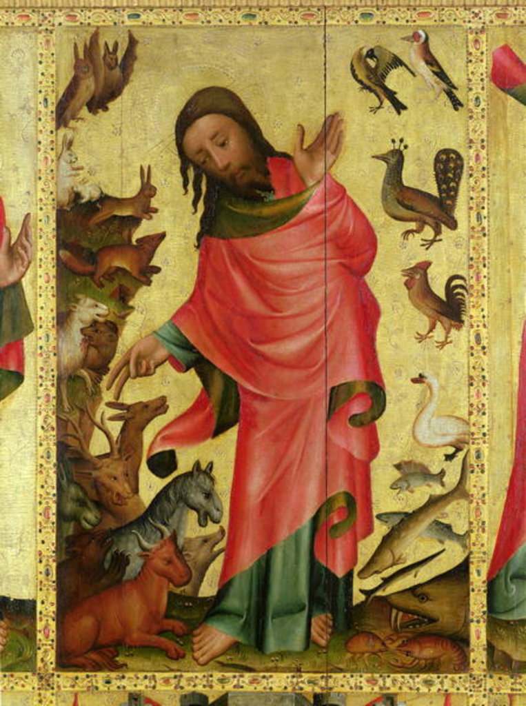 Detail of The Creation of the Animals by Master Bertram of Minden